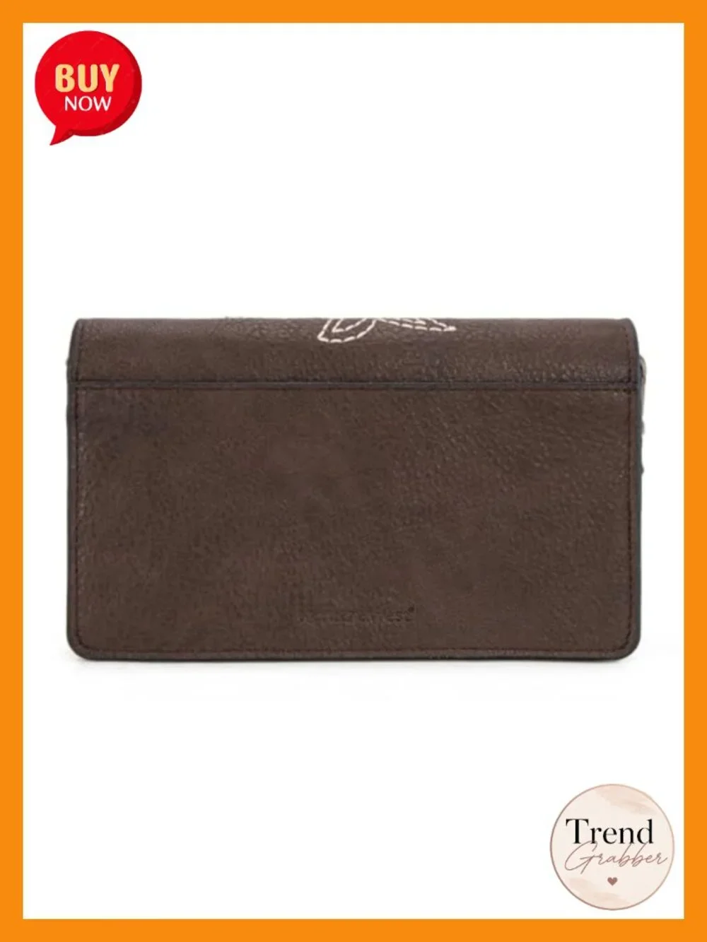 Small Faux Leather Crossbody Purse with Chain Strap - Western Clutch Handbag